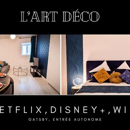 L'Art Deco 3 Etoiles Wifi, Netflix, Disney, Coeur De Bastide فيلفرانش-دي-رويرغ المظهر الخارجي الصورة